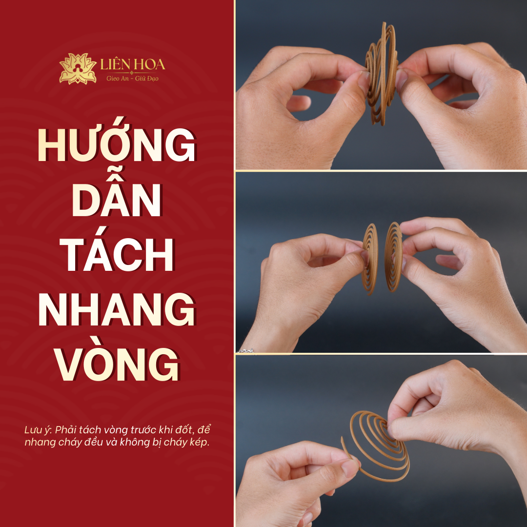 Nhang Vòng Trầm Hương THƯỢNG HẠNG (2H - 4H) | Sạch | Thơm Sâu | 100% Tự Nhiên | Phong Thủy - Ảnh 4