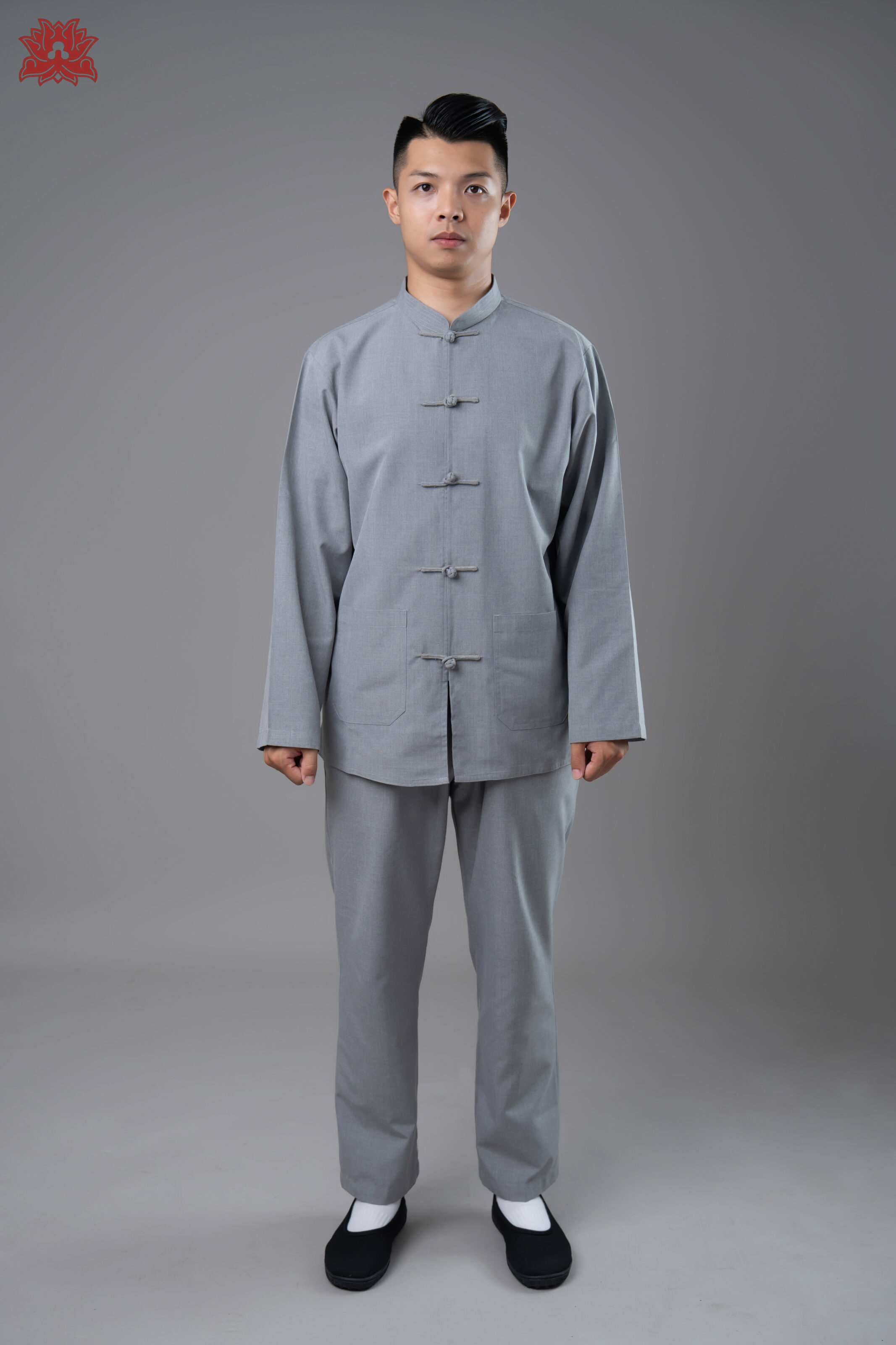 Cư sĩ phục nam-nữ 2 túi_vải trúc sa - Ảnh 4