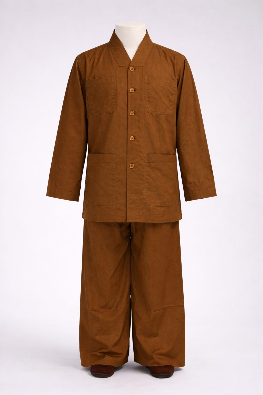 Bộ áo khoác nâu nam