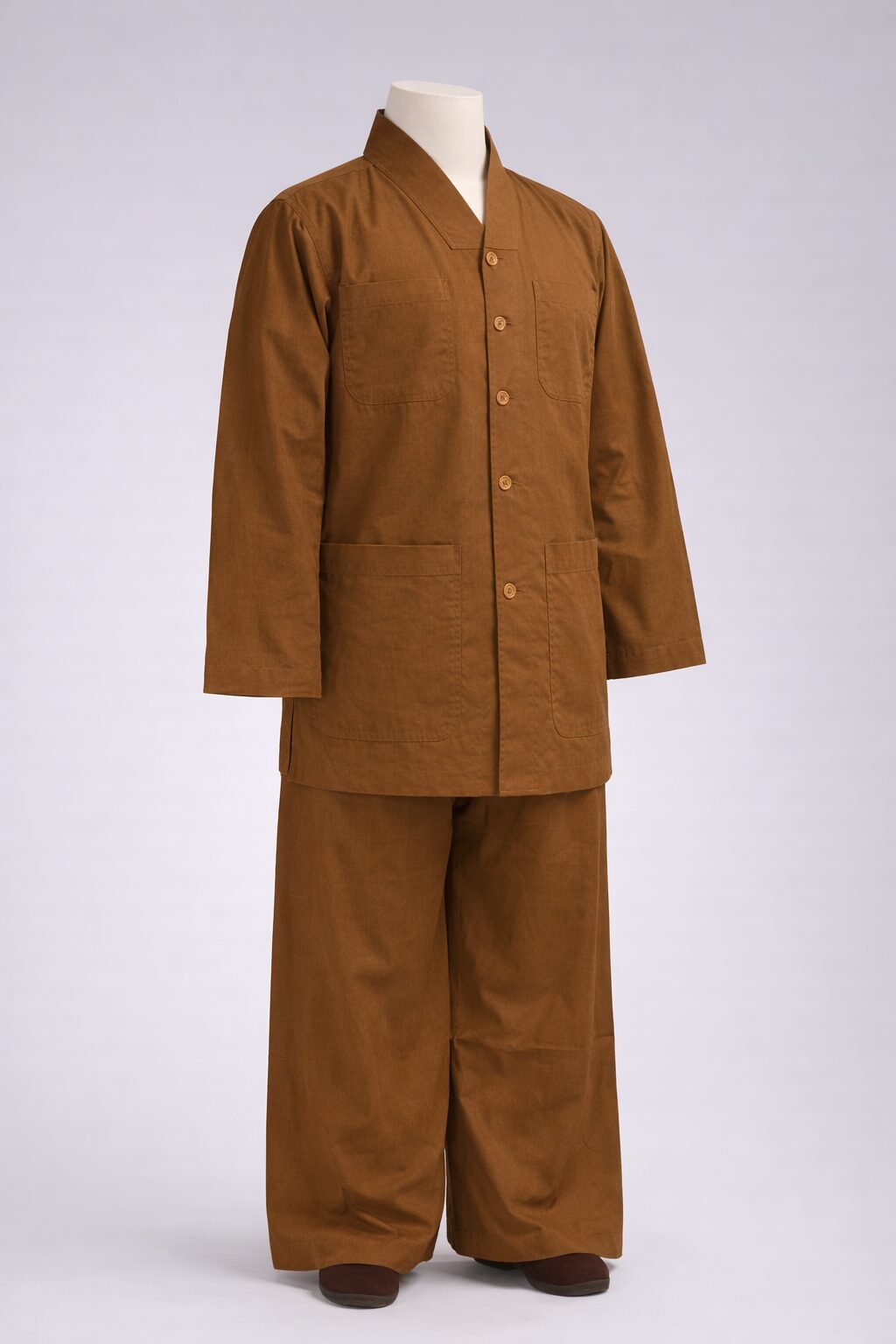 Bộ áo khoác nâu nam