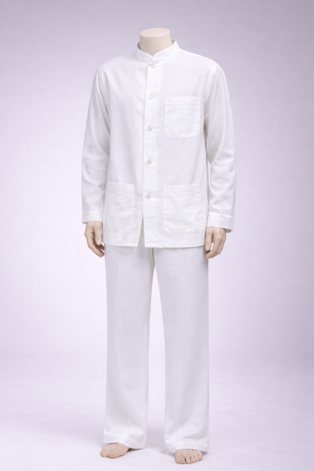 Bộ cư sĩ nam trắng